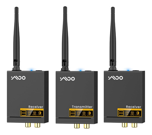 Moo Transmisor Y Receptor De Audio Inalámbrico 3 En 1 De 2,4