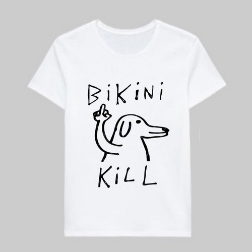Remera Bikini Kill 100% Algodón Estampado Serigrafía