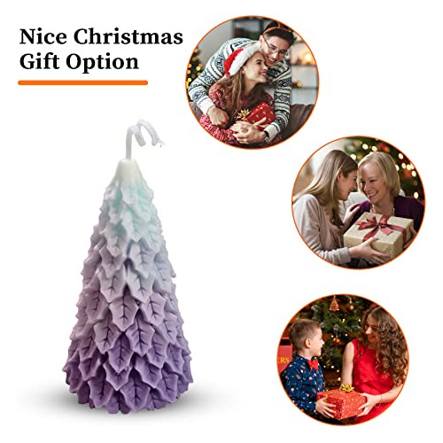 Yejahy Molde De Vela 3d Para Árbol De Navidad, Moldes De Res