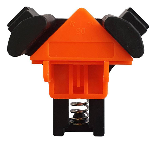 Kit 4 Grampos De Canto Aperto Angular Marcenaria 90 Graus