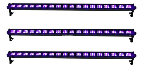 Schalter Barra Uv Led 18x5w Ultravioleta Luz Negra Disco 3pz