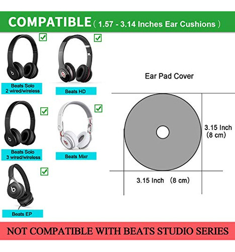 Funda Auriculares Jarmor Para Beats Solo 3 / 2 - 2 Pares