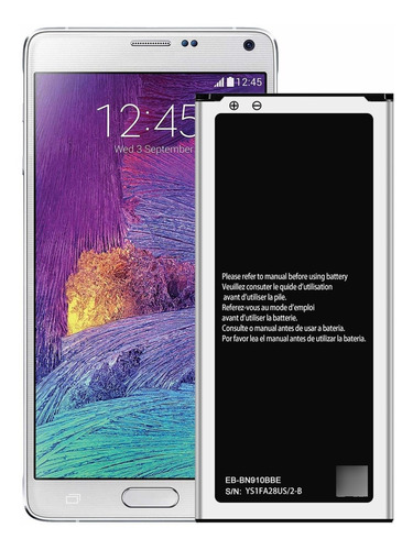 Eb-bn910bbe Para Samsung Galaxy Note 4 Bateria Repuesto