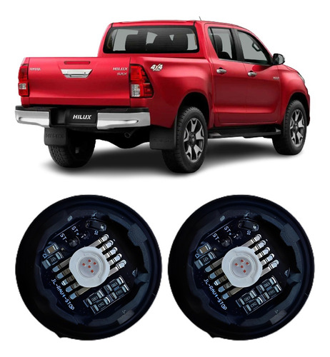 Par Lampada Led Luz Freio Lanterna Hilux Srx 2021