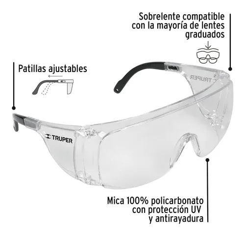 Lentes truper transparentes hotsell