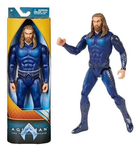 Muñeco Figura Aquaman Azul  30 Cm  36807 Srj