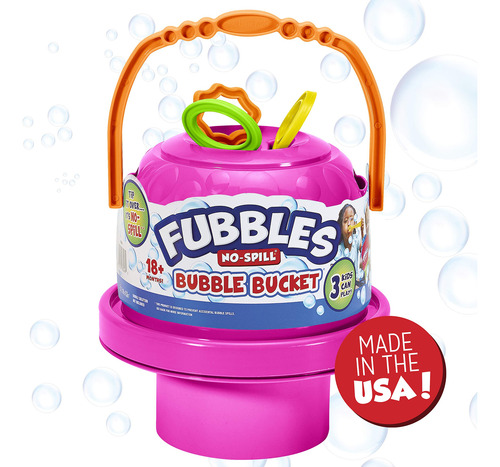 Cubeta De Burbujas Antiderrame Para Niños Pequeños