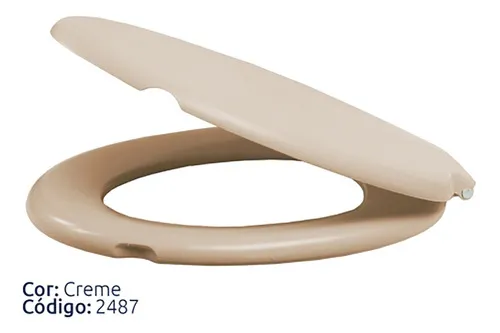 Asiento de inodoro Roma Creme Alumasa