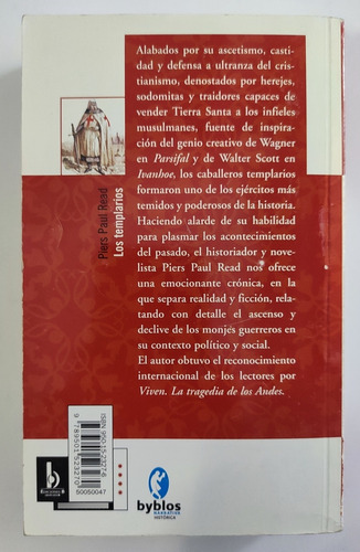 Los Templarios Monjes Y Guerreros. Piers Paul Read. Historia (Reacondicionado)