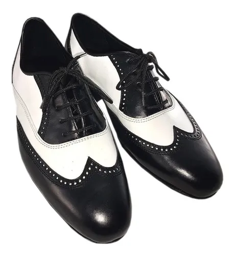 Opcional Críticamente excusa Zapatos Baile Blanco Y Negro Hombre | MercadoLibre 📦