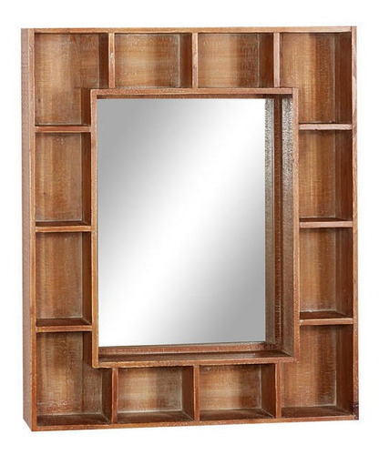 Espejo Repisa Wood