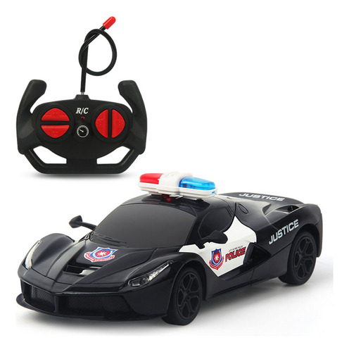 Automóvil De Control Remoto 1/24 Rc Police Car Electric Cop