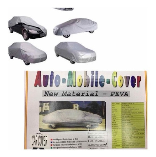 Imagen 2 de 4 de Cover Para Automóvil Tamaño L