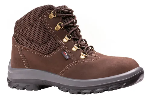 Bota Coturno Nobuck Amarrar Carton Cor Caf