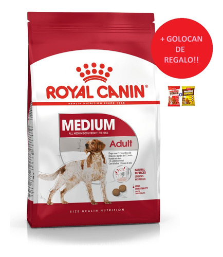 Royal Canin Perro Mediano Adulto 15k + Regalo!!