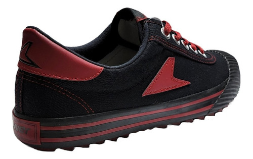 Zapatilla Power Retro Unisex Negro/rojo