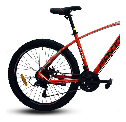 Bicicleta 26 Fantom Sl-390 Aluminio 21v Shimano Disco Roja