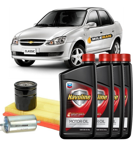 Service Cambio Aceite Chevrolet Corsa Classic Nafta Filtros