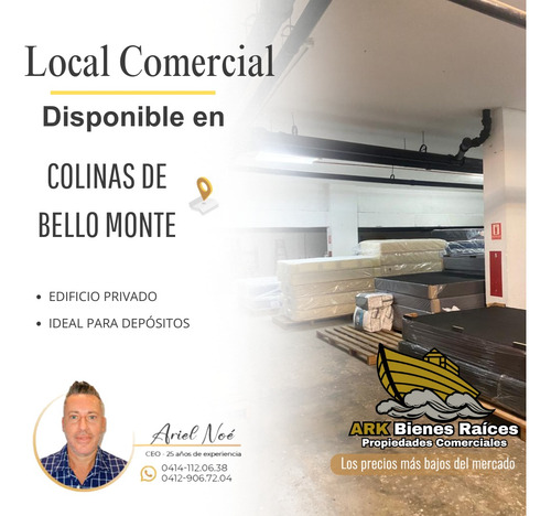 (#1112) Local Comercial  Depósito De 200 M2 Colinas De Bello Monte
