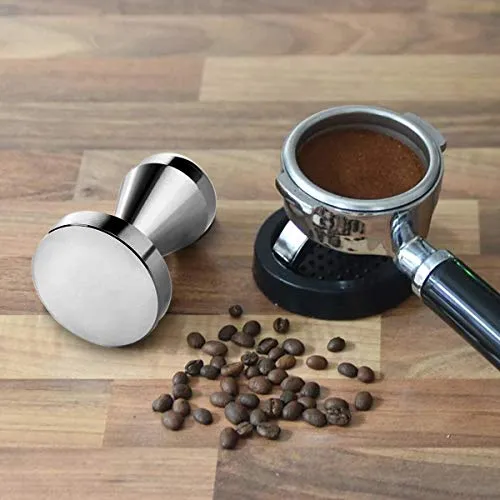 Prensa Café, Tamper Café Espresso De 49 Mm Base De Si...
