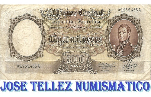 Bottero 2172 $ 5000 Moneda Nacional  Mb- Palermo