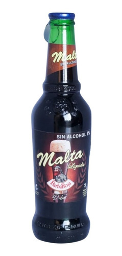 Cerveza Barba Roja Malta Dulce Sin Alcohol 330ml. Artesanal