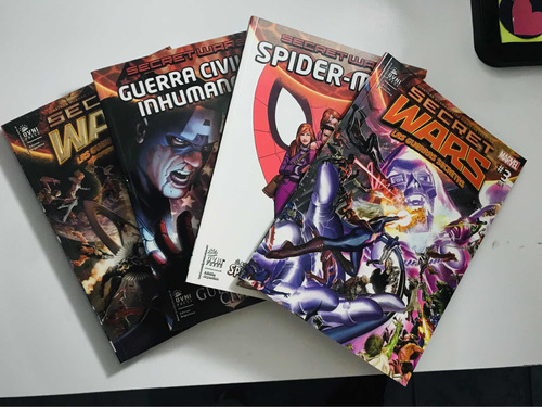 Lote Comics Marvel Secret Wars Ovni Press Spider-man Isla