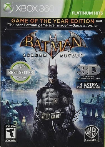 Batman Arkham Asylum Xbox 360 (nuevo Sellado)