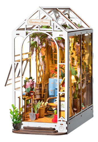 Kits De Casa De Muñecas En Miniatura De Madera Estilo B