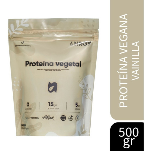 Proteína Nuevosalimentos Vegana Sin Tacc Vainilla 500g