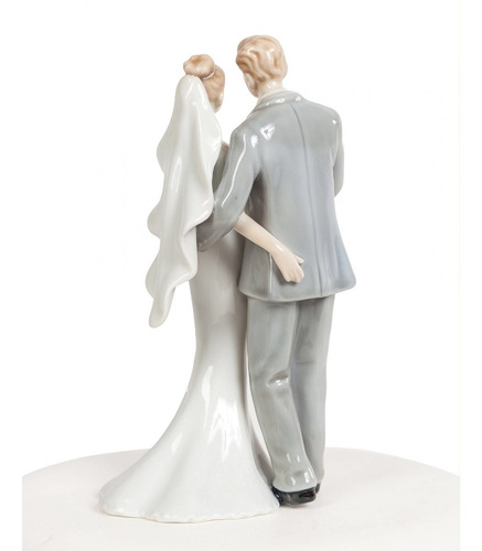 Topo De Bolo Importado - Porcelana - Casamento - Noivinhos
