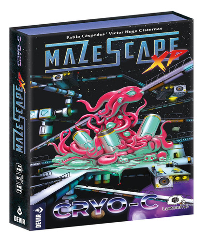 Juego De Mesa Familiar Devir Español: Maze Scape: Cryo C