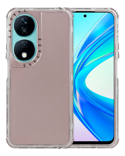 Funda 360 Uso Rudo 3 En 1 Para Honor X7b Rainbow Metal