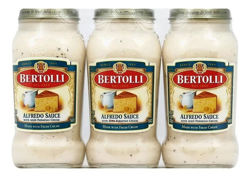 Salsa Alfredo Bertolli 3 Unidades X 4 Und - G