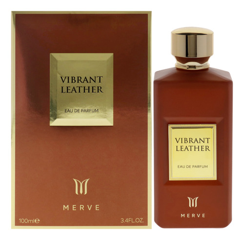 Perfume Merve Vibrant Leather Eau De Parfum, 100 Ml, Para Ho
