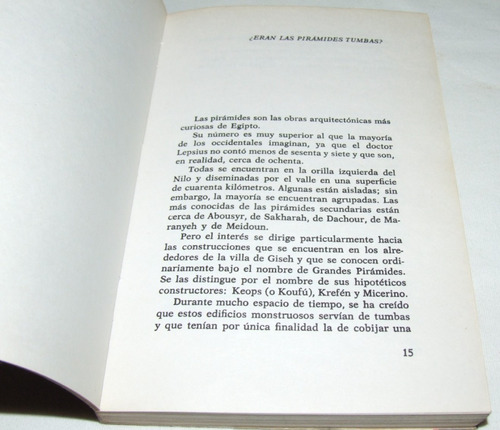 Los Secretos De La Gran Pirámide. Georges Barbarin. Libro (Usado)