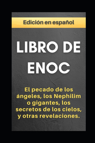 Libro: Libro Enoc: El Pecado Ángeles, Nephilim