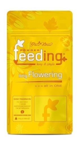 Imagen 1 de 4 de Fertilizante Powder Feeding Long Flowering Flora 125g  