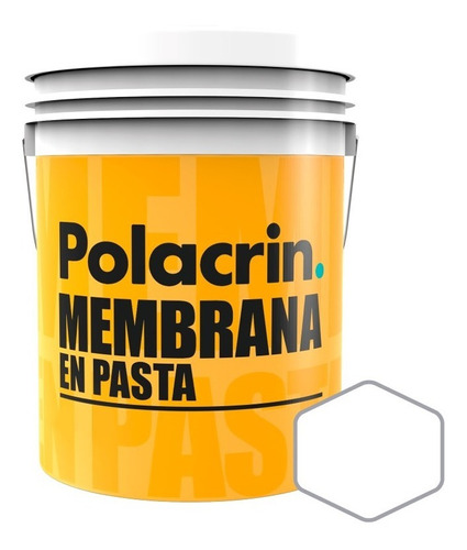 Polacrin Membrana En Pasta  +6 Colores | 20 Lt 