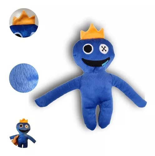 Boneco Blue Babão Rainbow Friends Jogo Roblox Azul Pelúcia