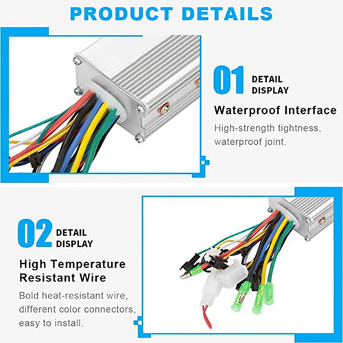 Controlador De Motor Cristalino, 36v/48v 350w Brainpower