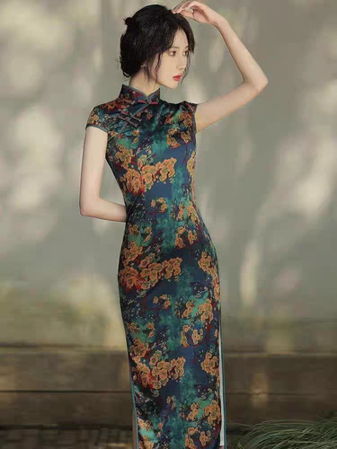 Vestido Qipao Laochuenzhang Sin Género Talle Xs