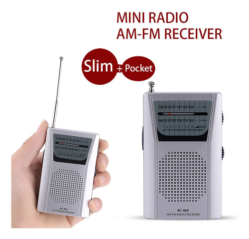 Ciciglow Radio Portatil Mini Fm Am World Integrado 60 Para