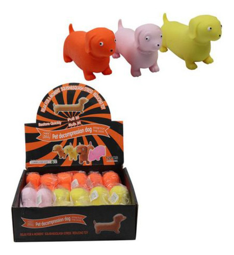 Squishy Perro Con Arena 10.5cm X Unidad  - Lt-34214