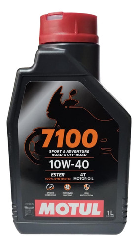 Motul 100% Sintetico 7100 4t Ester 10w40 Bagattini Motos Pro