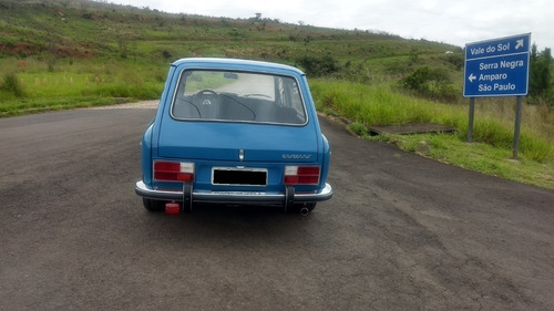 Imagem 4 de 8 de Vw Variant, Ano 76 Azul Oriente