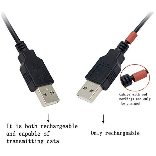 Cable Divisor Usb De 30 Cm, Usb 2.0 A Hembra A Doble Usb A M