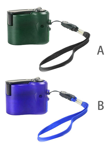 3 Linterna Led Portátil Reutilizable Con Dínamo De