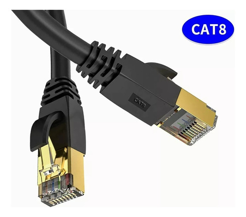 Cable De Red Categoría 8 Cat8 Rj45 Utp Ethernet 1.5m 40g