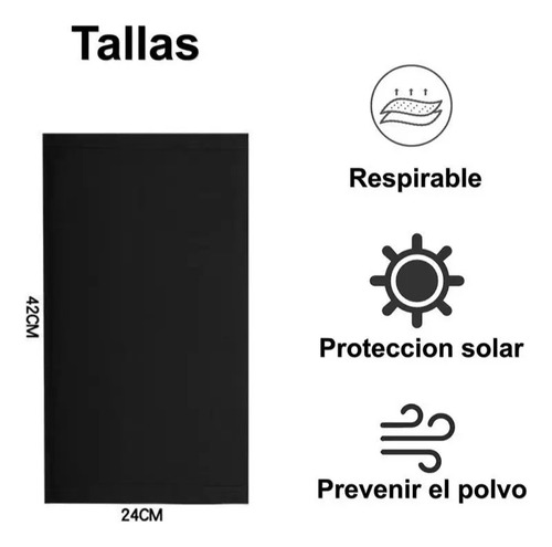 Bandana Con Costura - Máscara Cubre Cuello Buff Bandana